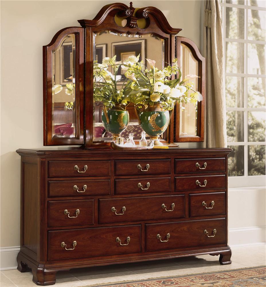 American drew shop dresser with mirror